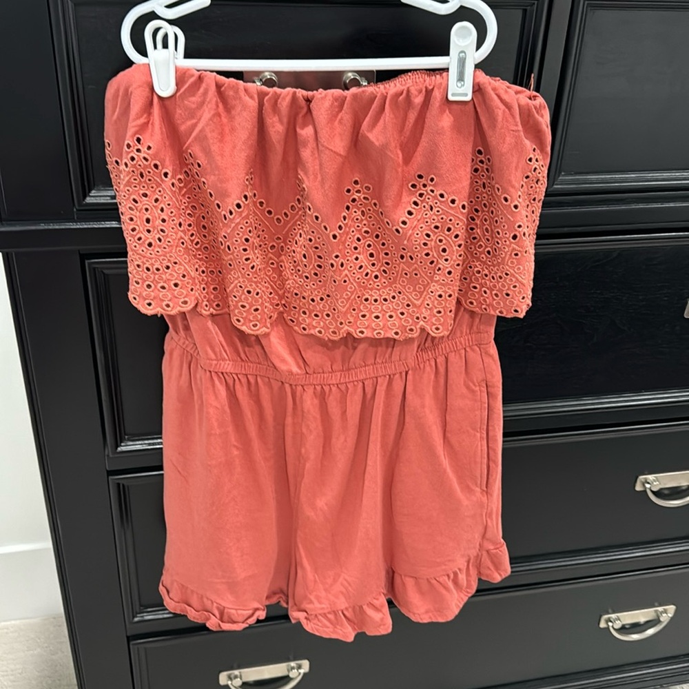 American Eagle Strapless Romper - image 1